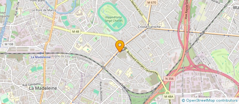 localisation de l'entreprise COMITE SOCIAL ECONOMIQUE KEOLIS LILLE ILEVIA à MARCQ-EN-BARŒUL