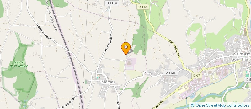 localisation de l'entreprise COMITE SOCIAL ECONOMIQUE LOUIS VUITTON ATELIERS DE LA DROME  SAINT DONAT SUR L'HERBASSE