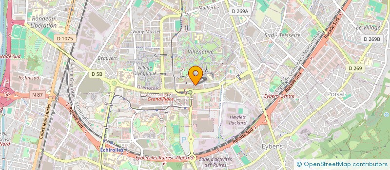 localisation de l'entreprise COMITE SOCIAL & ECONOMIQUE OPAC 38  GRENOBLE