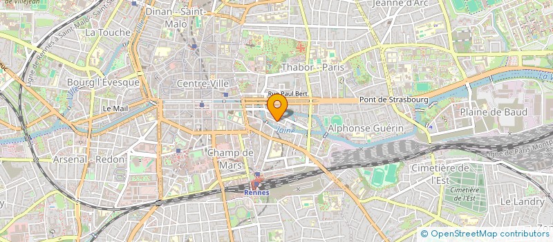 localisation de l'entreprise COMITE SOCIAL ECONOMIQUE POLE EMPLOI BRETAGNE  RENNES