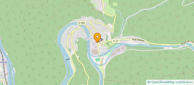 localisation de l'entreprise COMITE SOCIAL ECONOMIQUE SEFAC  MONTHERME