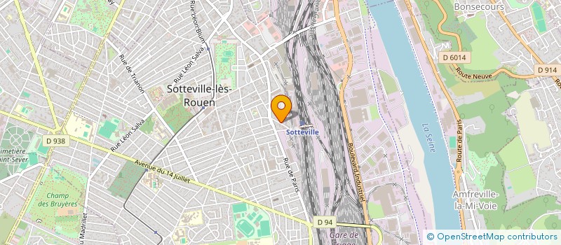 localisation de l'entreprise COMITE SOCIAL ECONOMIQUE TER PARIS NORMANDIE à SOTTEVILLE-LES-ROUEN