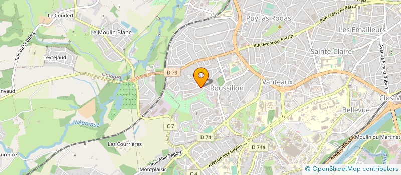 localisation de l'entreprise COMITE SOCIAL ET ECONOMIQUE à LIMOGES