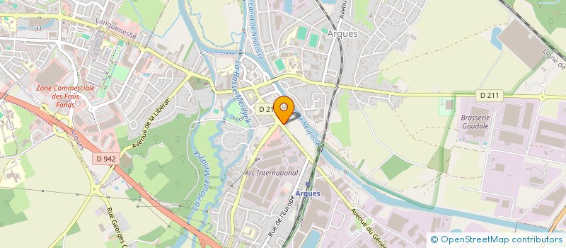 localisation de l'entreprise COMITE SOCIAL ET ECONOMIQUE à ARQUES