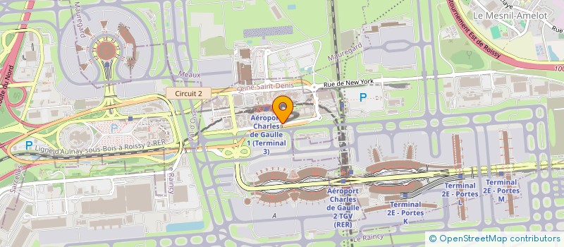 localisation de l'entreprise COMITE SOCIAL ET ECONOMIQUE AIR FRANCE SYSTEMES D'INFORMATION à TREMBLAY-EN-FRANCE