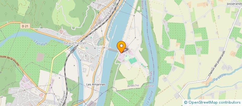 localisation de l'entreprise COMITE SOCIAL ET ECONOMIQUE ARA HANDICAP DE LA CRF à BEAUCHASTEL