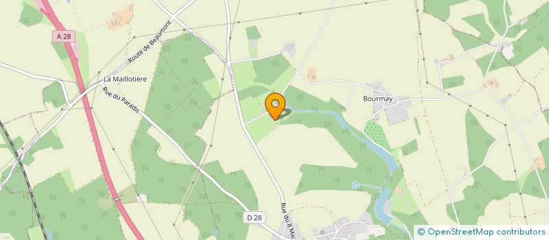 localisation de l'entreprise COMITE SOCIAL ET ECONOMIQUE ARPS 37  BEAUMONT-LOUESTAULT