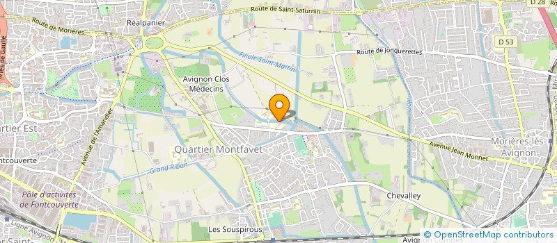 localisation de l'entreprise COMITE SOCIAL ET ECONOMIQUE ASSSOCIATION DEPARTEMENTALE DU VAUCLUSE DE LA SAUVEGARDE DE L'ENFANCE A L'ADULTE  AVIGNON