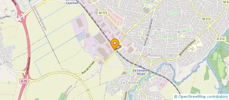 localisation de l'entreprise COMITE SOCIAL ET ECONOMIQUE AUCHAN RETAIL LOGISTIQUE  COURNON-D'AUVERGNE