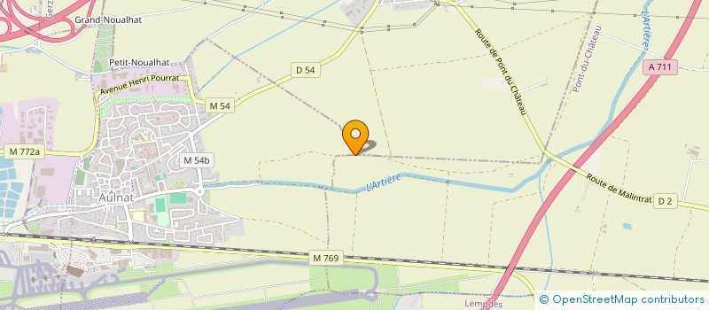 localisation de l'entreprise COMITE SOCIAL ET ECONOMIQUE AUVERGNE AERONAUTIQUE  AULNAT