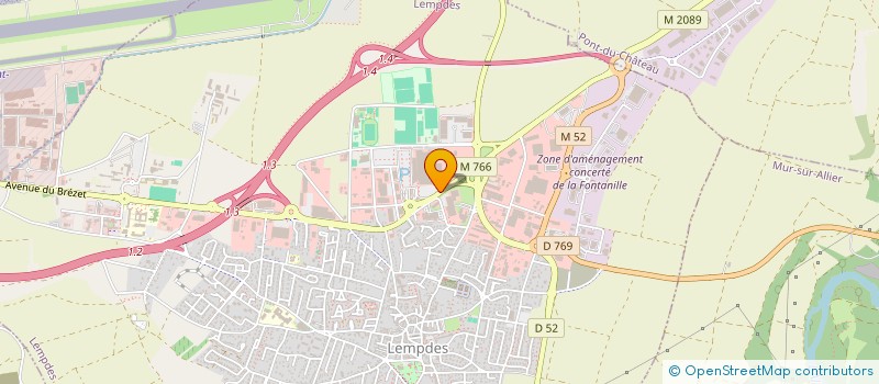 localisation de l'entreprise COMITE SOCIAL ET ECONOMIQUE CARREFOUR  LEMPDES