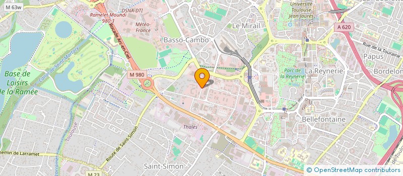 localisation de l'entreprise COMITE SOCIAL ET ECONOMIQUE CENTRAL ARSEAA à TOULOUSE