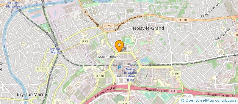 localisation de l'entreprise COMITE SOCIAL ET ECONOMIQUE CENTRAL IBM FRANCE  NOISY-LE-GRAND