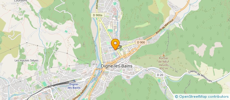 localisation de l'entreprise COMITE SOCIAL ET ECONOMIQUE CPAM 04 à DIGNE-LES-BAINS