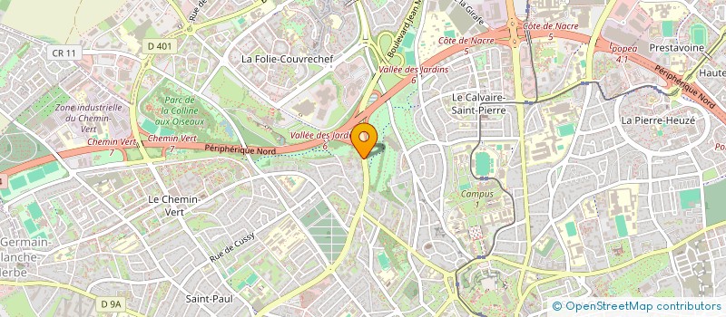 localisation de l'entreprise COMITE SOCIAL ET ECONOMIQUE CPAM DU CALVADOS à CAEN