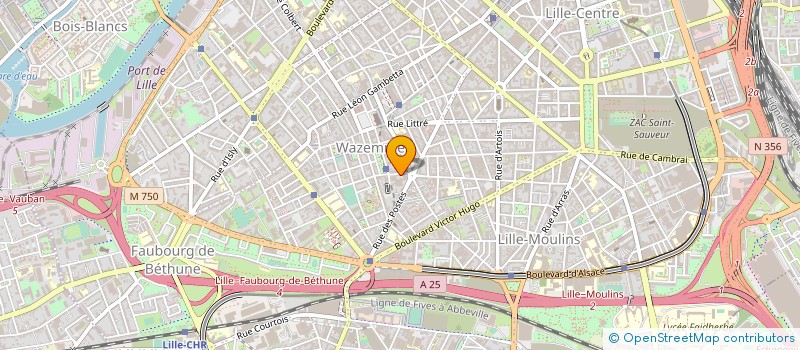 localisation de l'entreprise COMITE SOCIAL ET ECONOMIQUE CPAM LILLE DOUAI à LILLE