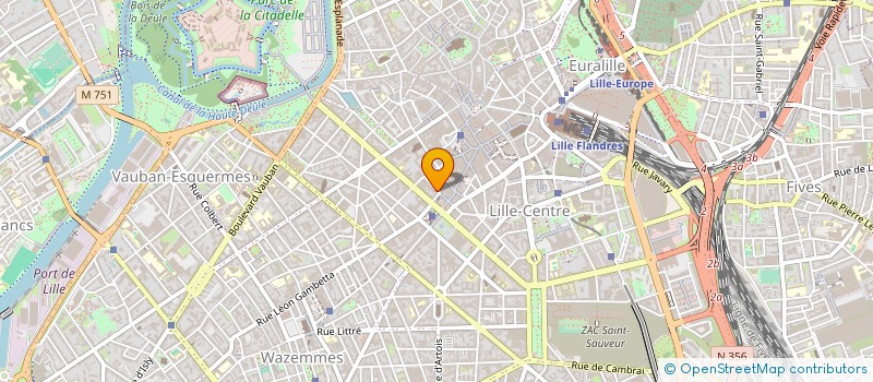 localisation de l'entreprise COMITE SOCIAL ET ECONOMIQUE CREDIT MUTUEL NORD EUROPE à LILLE