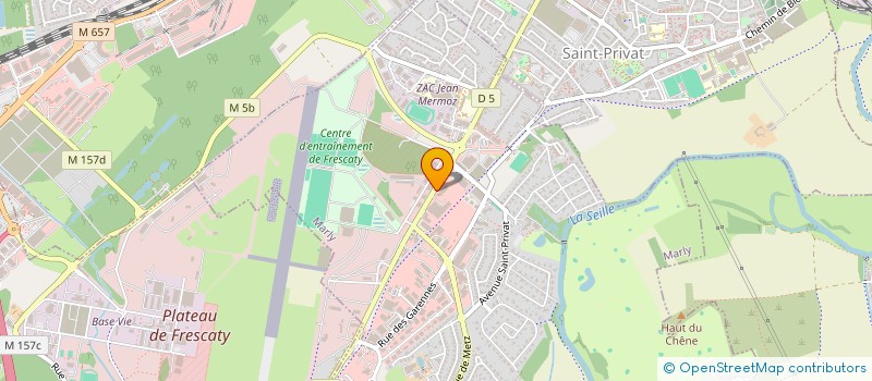 localisation de l'entreprise COMITE SOCIAL ET ECONOMIQUE D'ENTREPRISE 4 MURS  MARLY