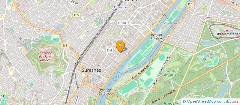 localisation de l'entreprise COMITE SOCIAL ET ECONOMIQUE D EUROPROPULSION SURESNES à SURESNES