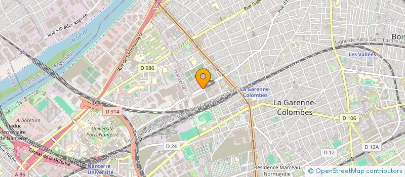 localisation de l'entreprise COMITE SOCIAL ET ECONOMIQUE DE L'ETABLISSEMENT ARKEMA à COLOMBES