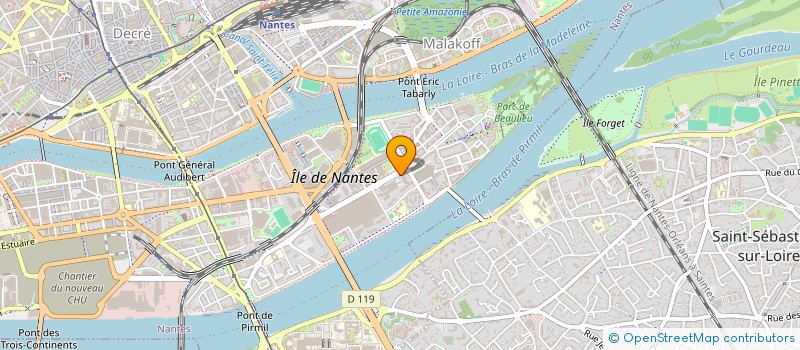 localisation de l'entreprise COMITE SOCIAL ET ECONOMIQUE DE L'URSSAF DES PAYS DE LA LOIRE à NANTES