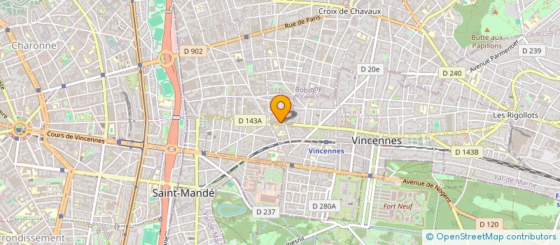 localisation de l'entreprise COMITE SOCIAL ET ECONOMIQUE DE L URSSAF IDF à MONTREUIL