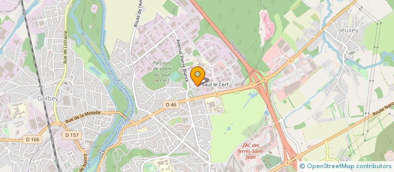 localisation de l'entreprise COMITE SOCIAL ET ECONOMIQUE DE LA CAF DES VOSGES à EPINAL