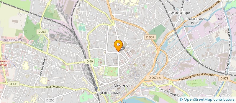 localisation de l'entreprise COMITE SOCIAL ET ECONOMIQUE DE LA CAISSE PRIMAIRE D'ASSURANCE MALADIE DE LA NIEVRE à NEVERS