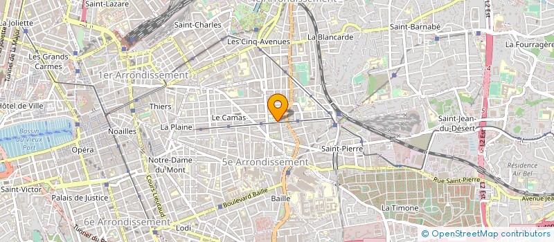 localisation de l'entreprise COMITE SOCIAL ET ECONOMIQUE DE LA DRSM PACA-CORSE  MARSEILLE