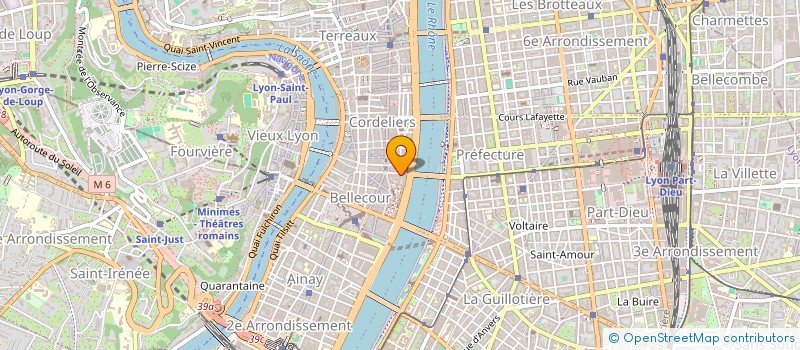 localisation de l'entreprise COMITE SOCIAL ET ECONOMIQUE DE LA SOCIETE SOGEDO  LYON