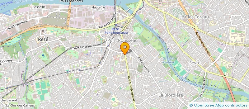 localisation de l'entreprise COMITE SOCIAL ET ECONOMIQUE DE LOGEC NOTRE DAME REZE/NANTES  REZE