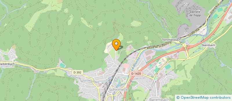 localisation de l'entreprise COMITE SOCIAL ET ECONOMIQUE DU POLE VALLEE DE LA BRUCHE  SCHIRMECK