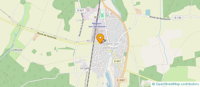 localisation de l'entreprise COMITE SOCIAL ET ECONOMIQUE FAURECIA SIEGES AUTOMOBILES  NOGENT-SUR-VERNISSON