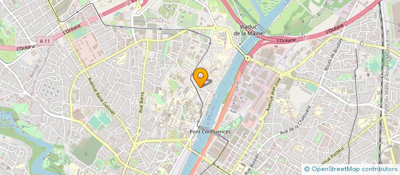 localisation de l'entreprise COMITE SOCIAL ET ECONOMIQUE INSTITUT DE CANCEROLOGIE DE L'OUEST SITE ANGERS à ANGERS