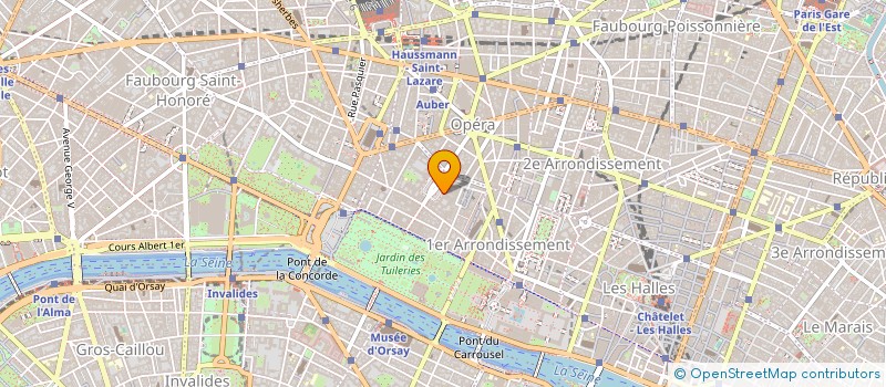 localisation de l'entreprise COMITE SOCIAL ET ECONOMIQUE JP MORGAN à PARIS
