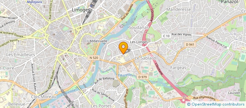 localisation de l'entreprise COMITE SOCIAL ET ECONOMIQUE LEGRAND LIMOGES à LIMOGES