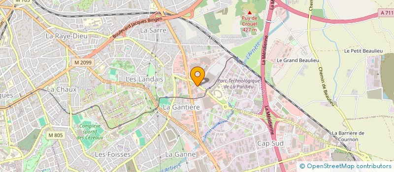 localisation de l'entreprise COMITE SOCIAL ET ECONOMIQUE MEDICOOP  CLERMONT-FERRAND