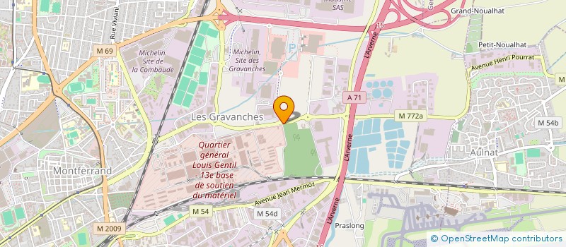 localisation de l'entreprise COMITE SOCIAL ET ECONOMIQUE METRO  CLERMONT-FERRAND