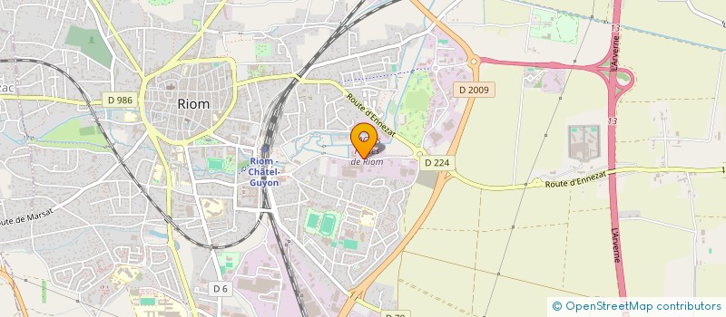 localisation de l'entreprise COMITE SOCIAL ET ECONOMIQUE NSE  RIOM