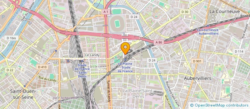 localisation de l'entreprise COMITE SOCIAL ET ECONOMIQUE ORANGE BUSINESS SERVICES  SAINT-DENIS