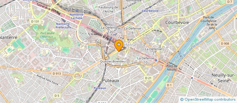 localisation de l'entreprise COMITE SOCIAL ET ECONOMIQUE SCOR  PARIS