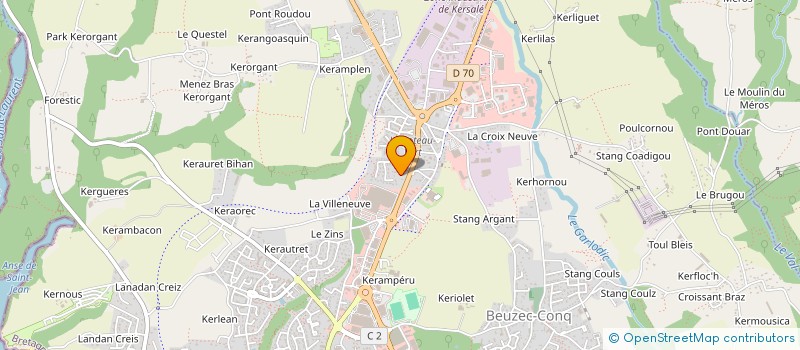 localisation de l'entreprise COMITE SOCIAL ET ECONOMIQUE SONOCO METAL PACKAGING FRANCE S.A.S -ETABLISSEMENT DE CONCARNEAU  CONCARNEAU