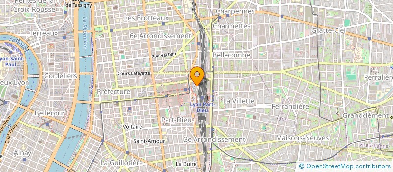 localisation de l'entreprise COMITE SOCIAL ET ECONOMIQUE SPL RU  LYON