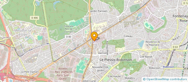 localisation de l'entreprise COMITE SOCIAL ET ECONOMIQUE STS à CLAMART