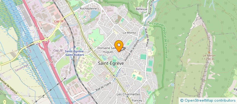 localisation de l'entreprise COMITE SOCIALE ETABLISSEMENT CENTRAL ARAYMOND à SAINT-EGREVE