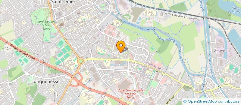 localisation de l'entreprise COMITE SOLIDARITE CHOMEURS à LONGUENESSE
