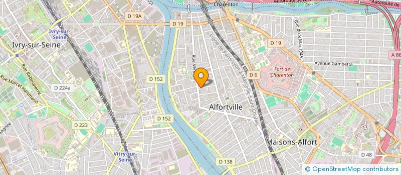 localisation de l'entreprise COMITE SOUTIEN FONCTION POSTE FRANCE TEL à ALFORTVILLE