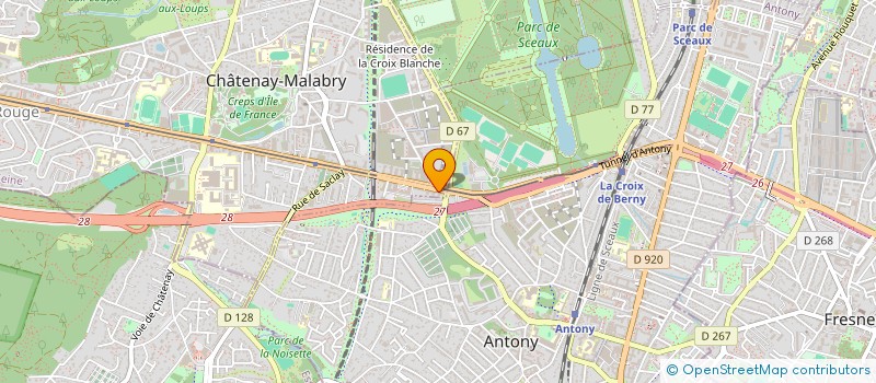 localisation de l'entreprise COMITE SOUTIEN JUMELAGE CHATENAY MALABRY à CHATENAY-MALABRY