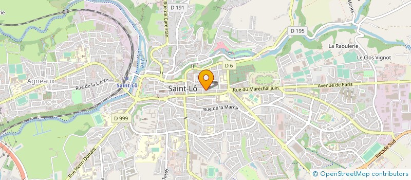 localisation de l'entreprise COMITE SOUTIEN LISTE UNION P. AGUITON à SAINT-LO