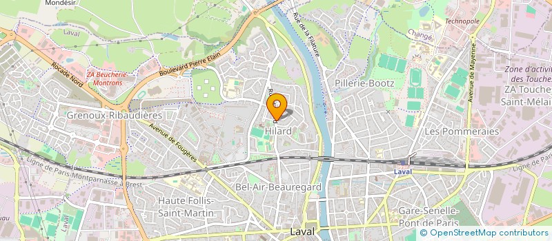 localisation de l'entreprise COMITE SOUTIEN LOCATAIRES HILARD IV à LAVAL